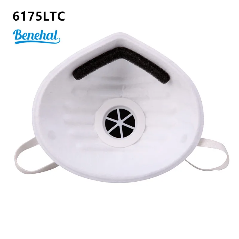 
Large Size Disposable Activated Exhalation Valve N95 Particulate Respirator 