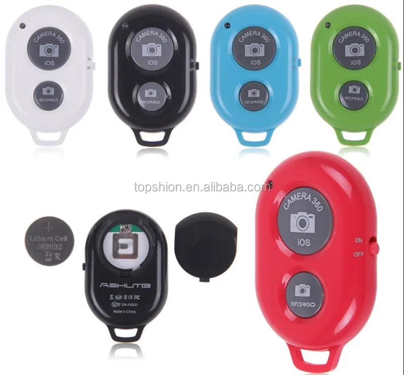 Bluetooth selfie camera remote control, selfie remote shutter for iPhone/Samsung, China supplier