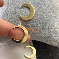 

Newest Arrival Gold Plated moon Pendant, charms for Necklace And Bracelet