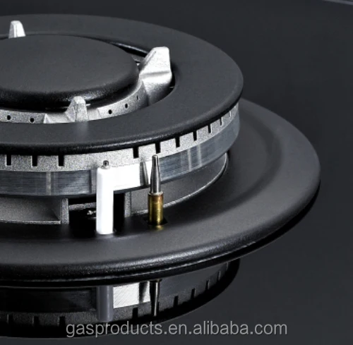 
Build In Cooking Tempered Glass Gas Stove 3 Burners 
