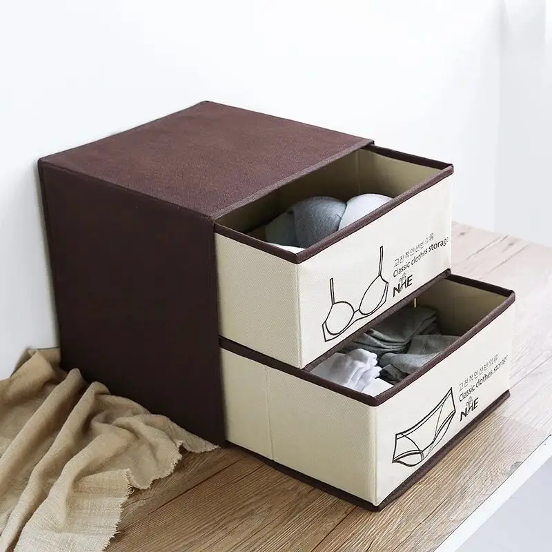 Square Household Nonwoven Cardboard Underbed Storage Box Buy