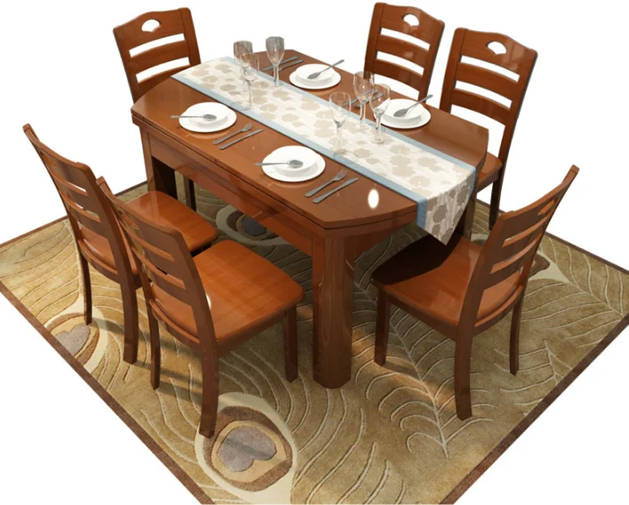 Modern Solid Tree Wood Dining Table