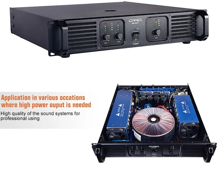 2000w High Power Amplifier+class H Power Amplifier+ 3 Channel Audio