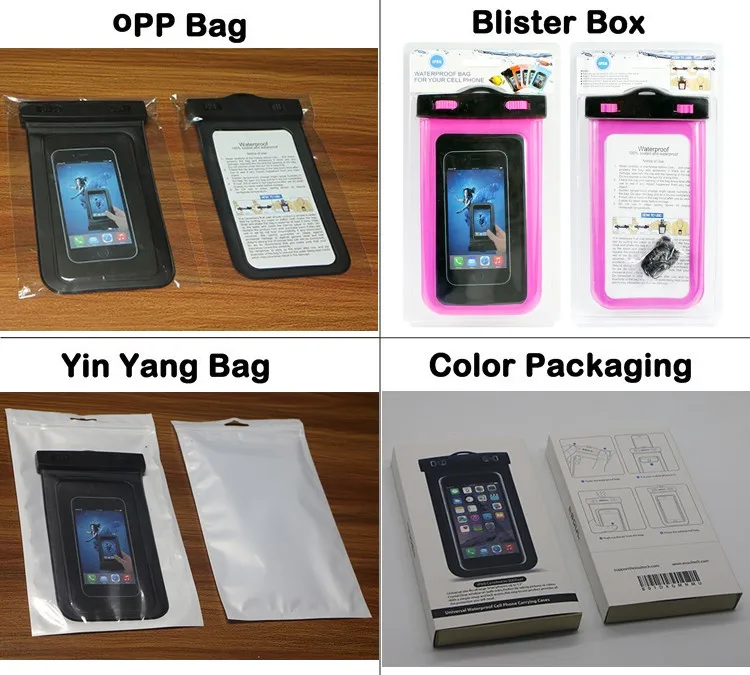 Wholesale Customized Waterproof Pouch Bag Underwater Cell Phone Pouch Bag Case Cover