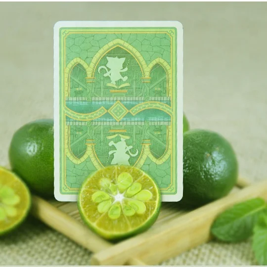 

WJPC-High Quality Promotional Custom Double Sided Cute Gold Gilt Edges Magic Playing Cards Printing