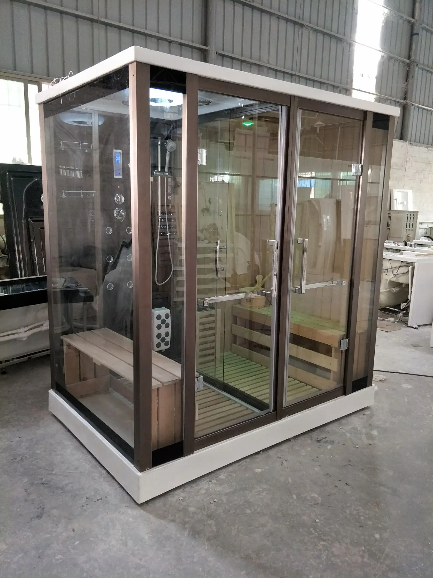 Rectangle Shape Portable Indoor And Outdoor Sauna Steam Room