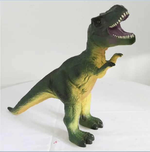 Dinosaurus Pvc Mainan Plastik Lembut Hewan Mainan Dengan Suara Dan