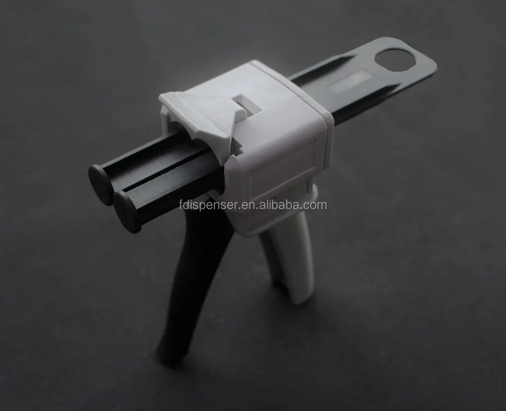 
High precision promotion caulking gunWholesale 2 part Epoxy Resin Caulk Mixing Gun Dispenser Applicator 50ml ratio 1:1 