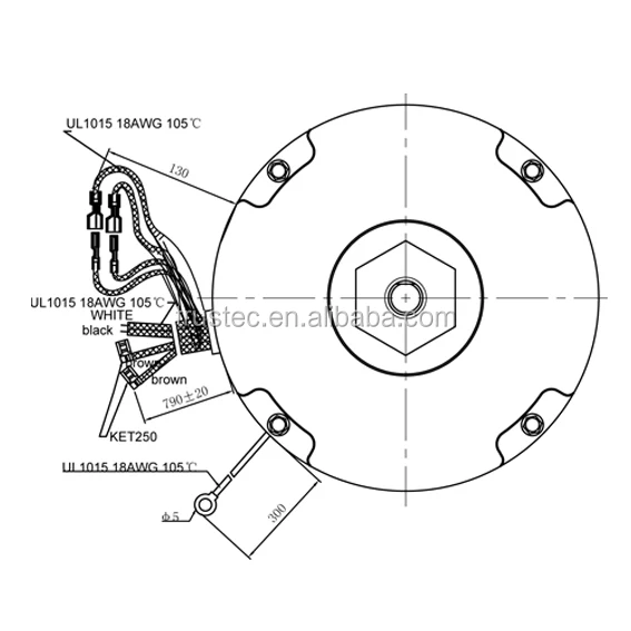 Window AC fan motor 1