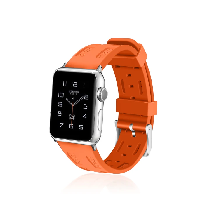 

Women Silicon Bracelet Wristband Adjustable Strap Watches Men Wrist Sports For Iwatch 1-6