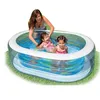 Intex 57482 Baby Swimming Pool Inflatable Children Pool My Sea Friends Elliptical Pool