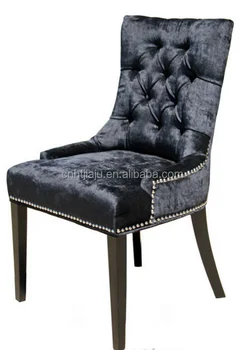 Black Fabric Dining Chair With Silver Nail Head Chairs Dining Chair With Silver Nail Head