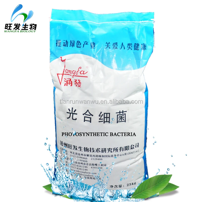 
Photosynthetic bacteria,Purifying water quality,Disease resistance and promote growth 