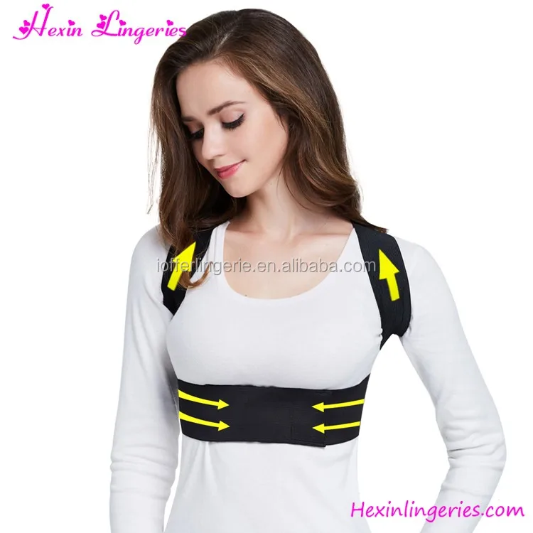 

Best Black Correction Upper Back Support Vest Back Support, N/a