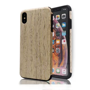 2019 New Arrivals Unique Slim Soft Protective Anti-Shock Real Wood Case for iPhone XS Max