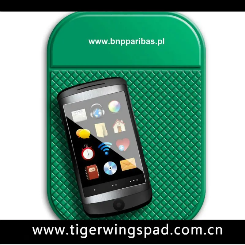 Wholesale car mobile phone portable promotion gift silicone PU car anti slip pad