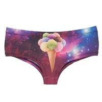 

OEM custom lick it printed super soft sexy underwear women's panties