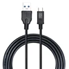 Black White Oem Custom Wholesale Fast Charging 5 Wire 20awg 5pin V8 Micro Usb Data Sync Charger Cable