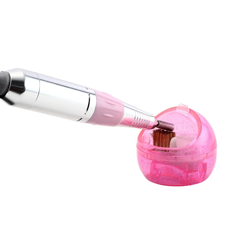 Nail Drill Bits Cleaner Brush Cuticle Cleaning Manicure Drill Tools