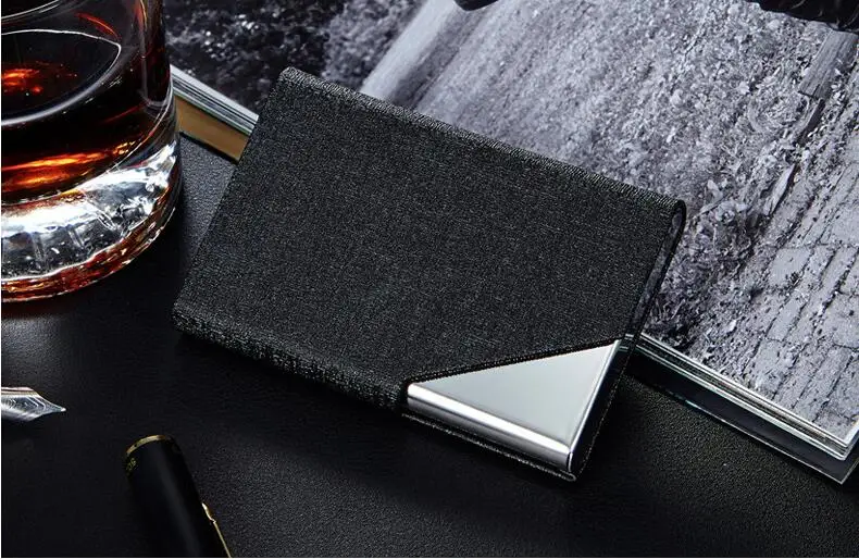 Premium Stainless Personal Custom Logo Branded Business Card Holder