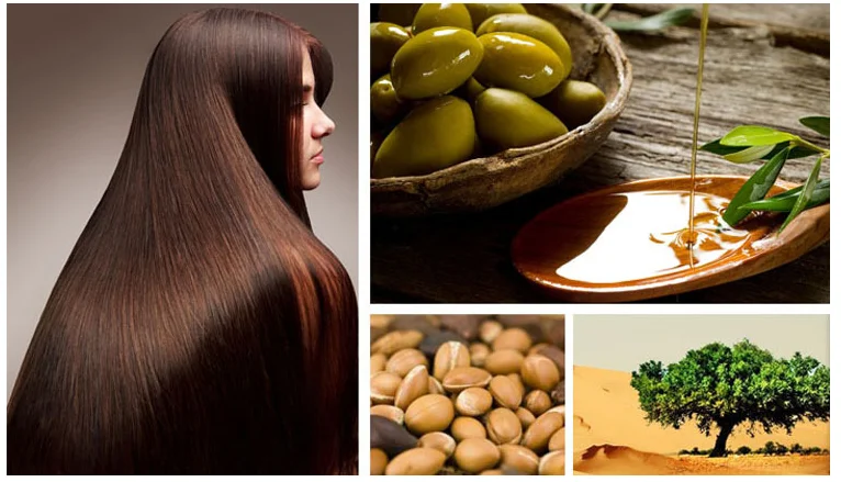 Маски для волос с оливковым маслом и аргановым маслом