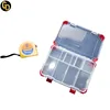 high quality plastic transparent tool box plastic storage parts box for tools