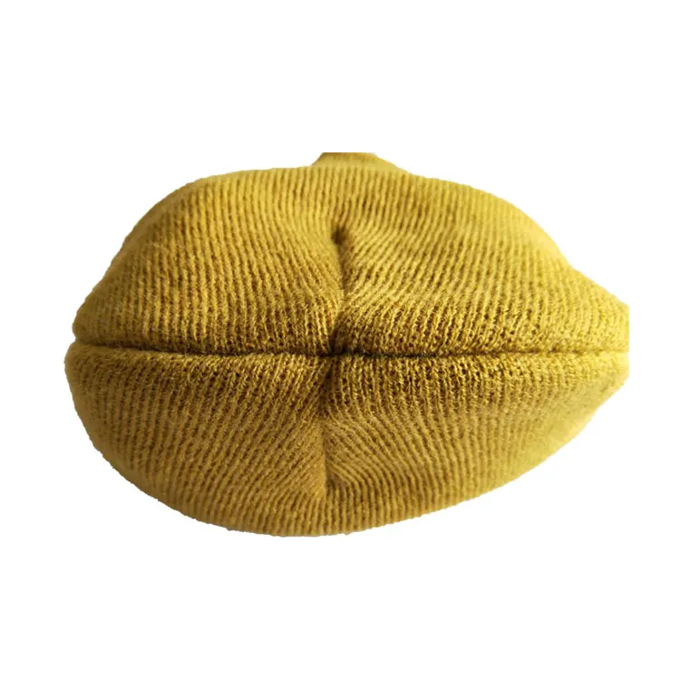 Custom Beanie Knitted Acrylic Woven Patch Knit Beanie Winter Beanie Hat ...