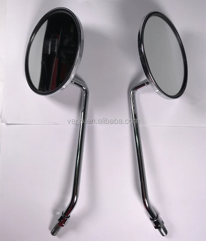 M10 polished SIMSON MZ rear view side mirrors