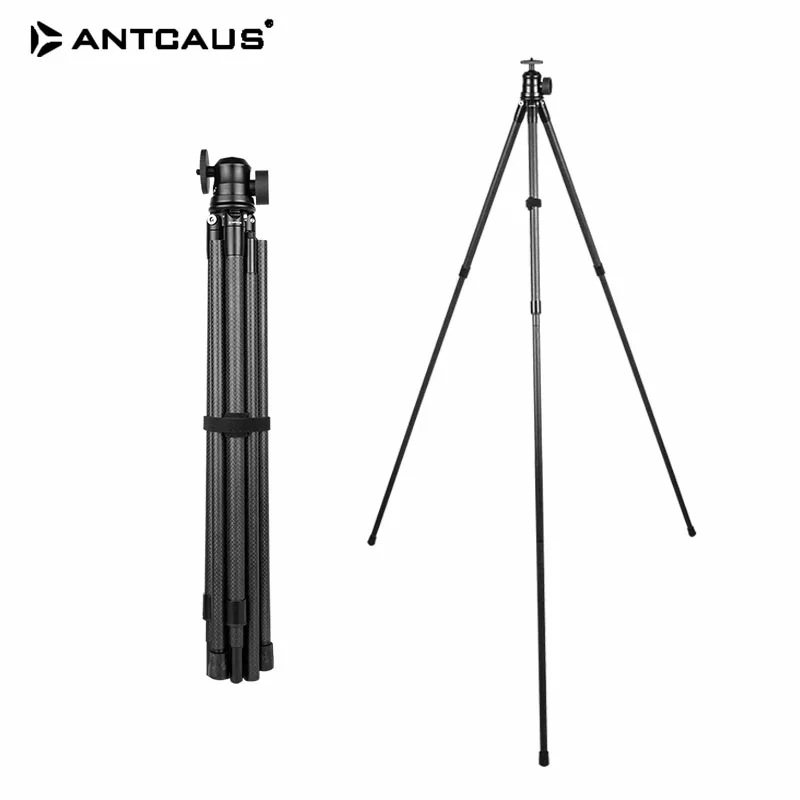 

Professional lightweight portable carbon fiber camera travel tripod, Black