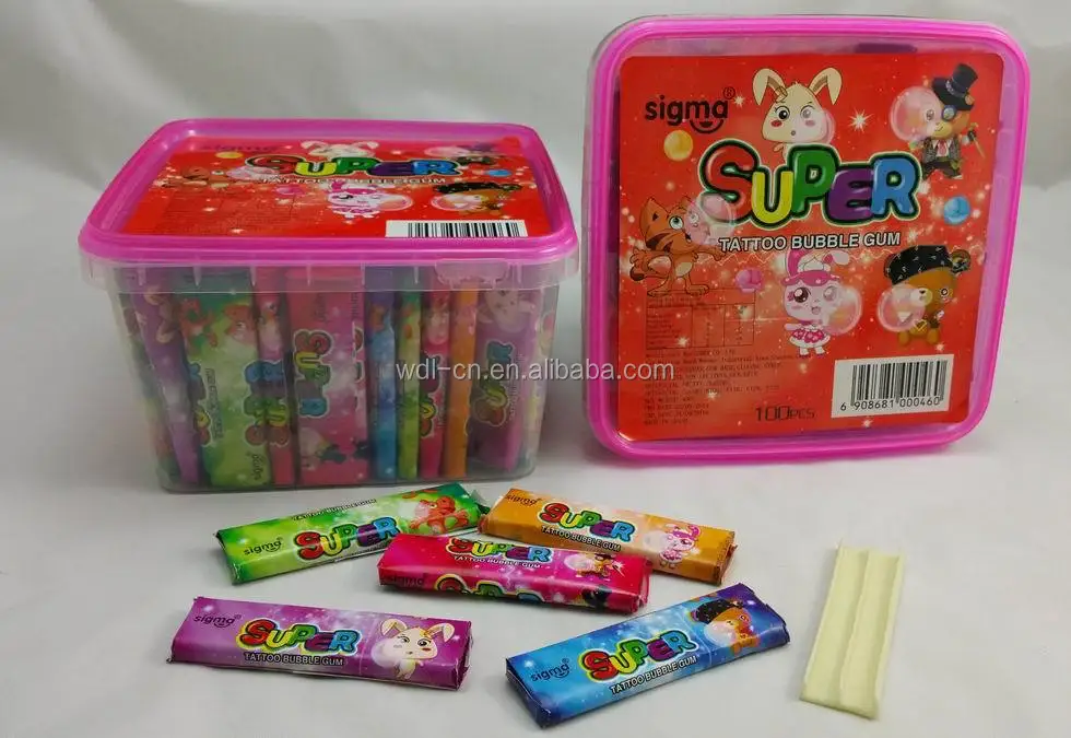 
super tattoo bubble gum 