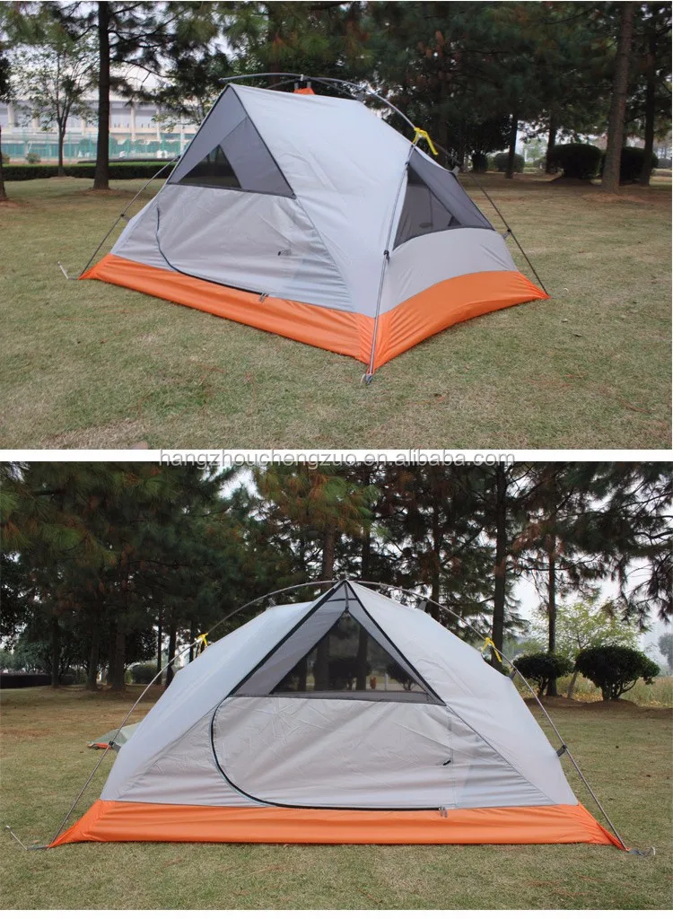 High-end Foldable Aluminum Pole Double Layers 2-3 Person Waterproof RipStop Camping Tent, CZX-044B Ripstop Tent,Mountain Tent