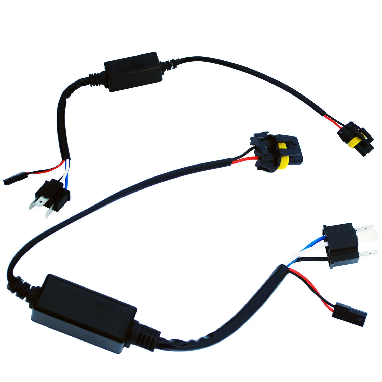 12v H4 Hid Relay Cable Wire H4-3 Bi-xenon Hi/lo Headlight Connector