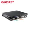 Integrated Receiver Decoder With 8 CI slots for Satellite Cam Card Descrambling 8*Tuners to IP ASI Decoder