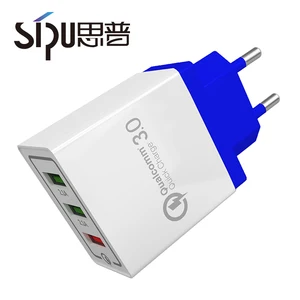 SIPU 5V 3A QC 3.0 Wireless 3 Port USB Wall Charger