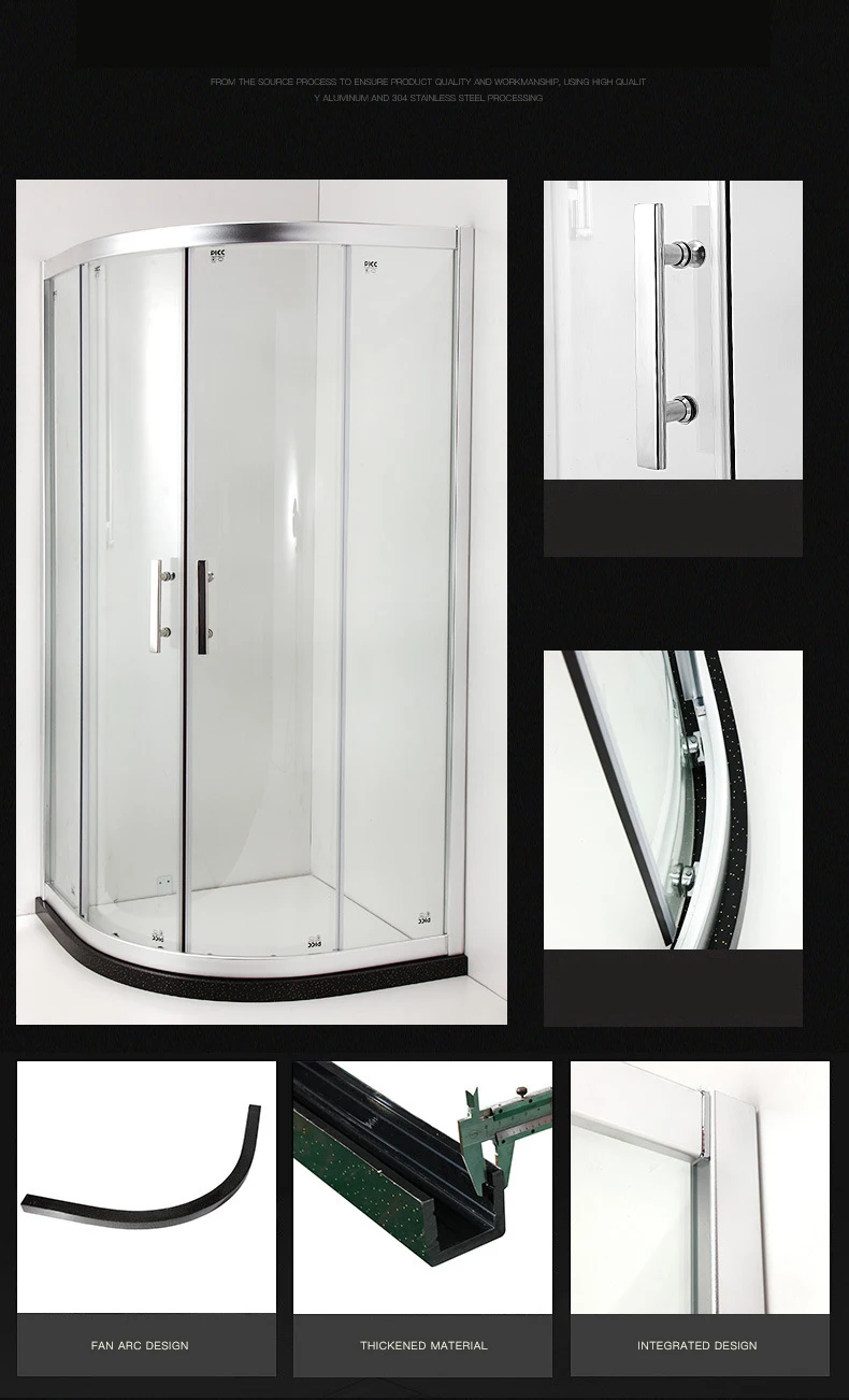 Polished Extruded Aluminium Glass Shower Door Frame Aluminum Bathroom Cabin Buy Bathroom Cabin