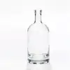Transparent 750ml Heavy Base Nordic Plum Rum Bottle