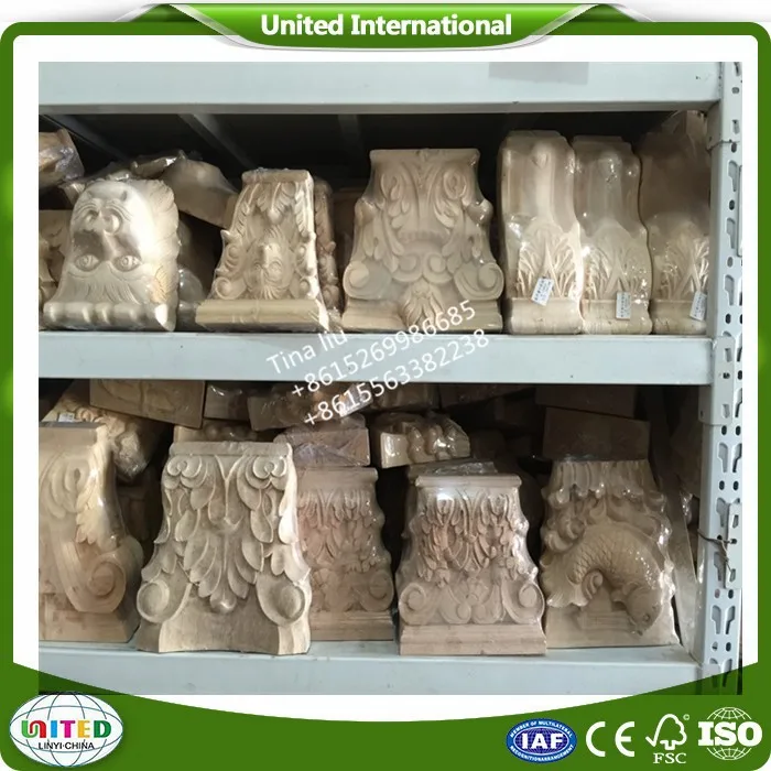 decorative carved wood corbel