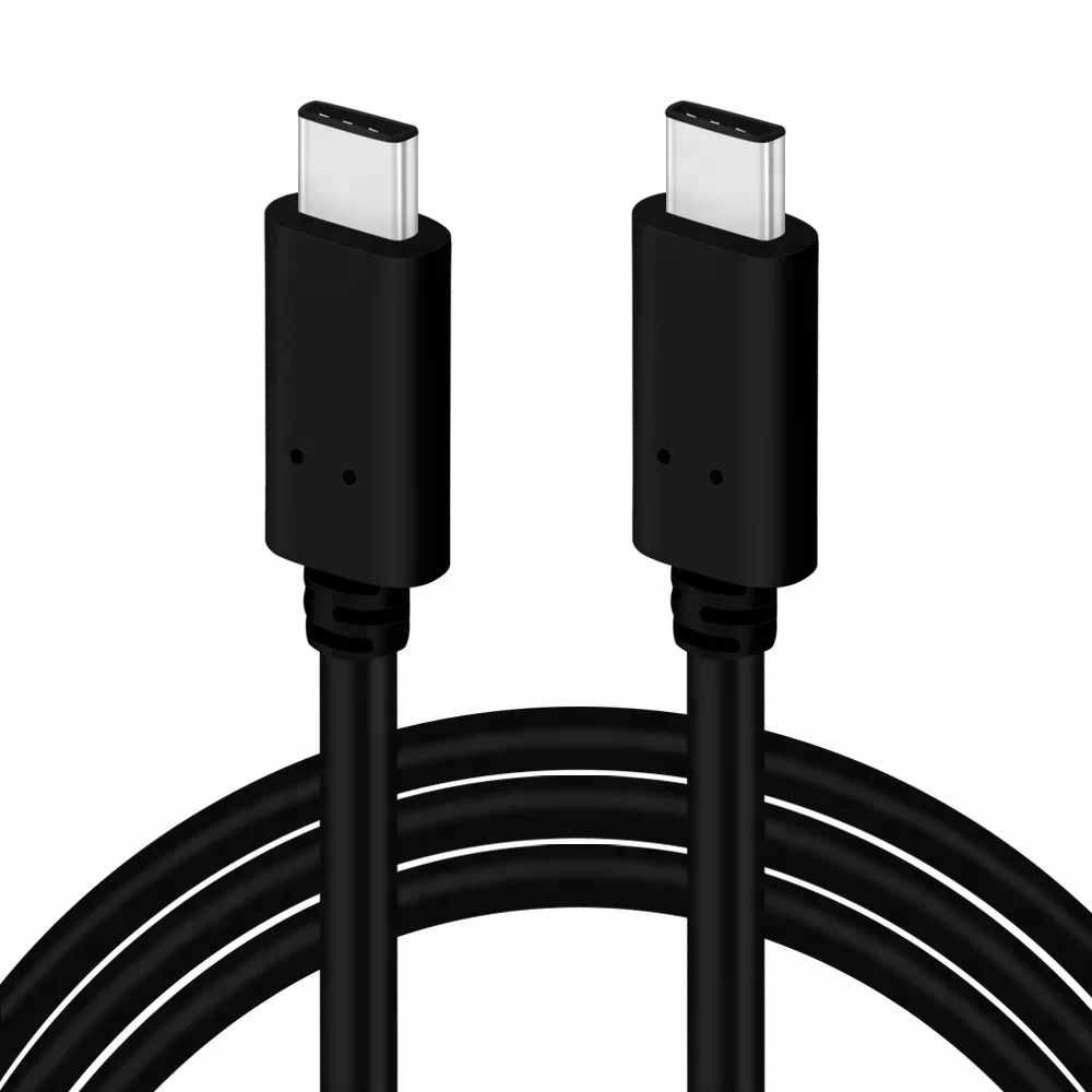 

Competitive Price Fast 3A USB Type C to Type C Cable 6.6ft 2M Tinner copper wire, Black or option