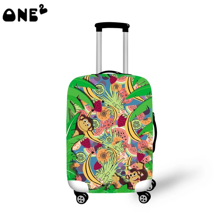 

ONE2 design cute monkey pattern wholesale luggage cover for boys suitcase, Full printing color