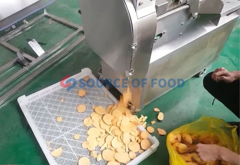 Automatic Sweet Potato Chips Processing Dicer Slicer Machinery Buy