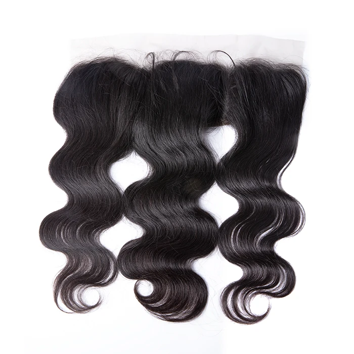 

Wholesale Raw Body wave 13x4 brazilian hair lace frontals silk base frontal with baby hair Swiss lace with pre plucked