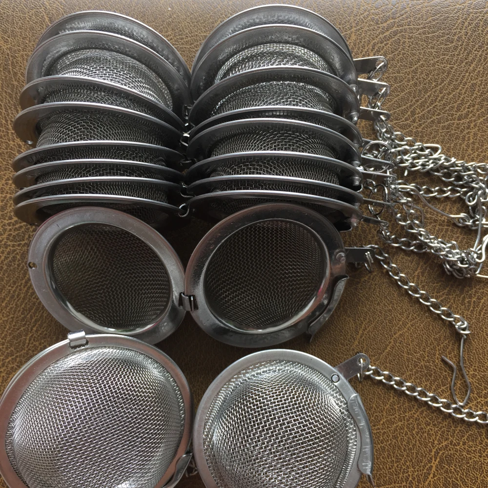 

high quality 304 stainless steel tea infuser, Silver