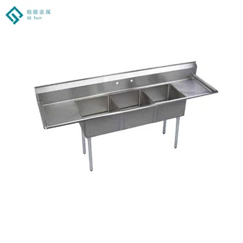 American Commercial Stainless Steel Utility Sink Table Restaurant 3 Compartment Sink Buy Stainless Steel Fish Cleaning Table Utility Sink Corrosion