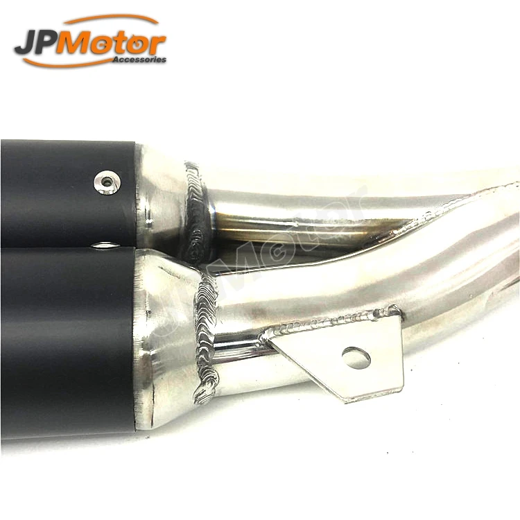 Manufacturer Exhaust Pipe Double Pipes Stainless Steel Motorcycle