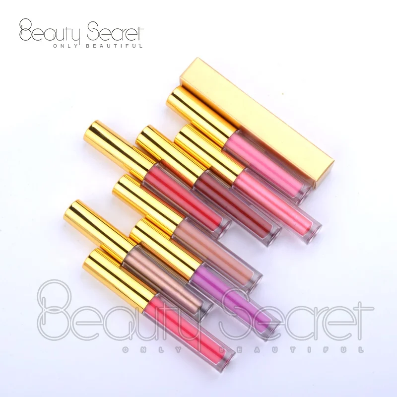 

OEM wholesale private label waterproof vegan liquid matte make your own lipstick set