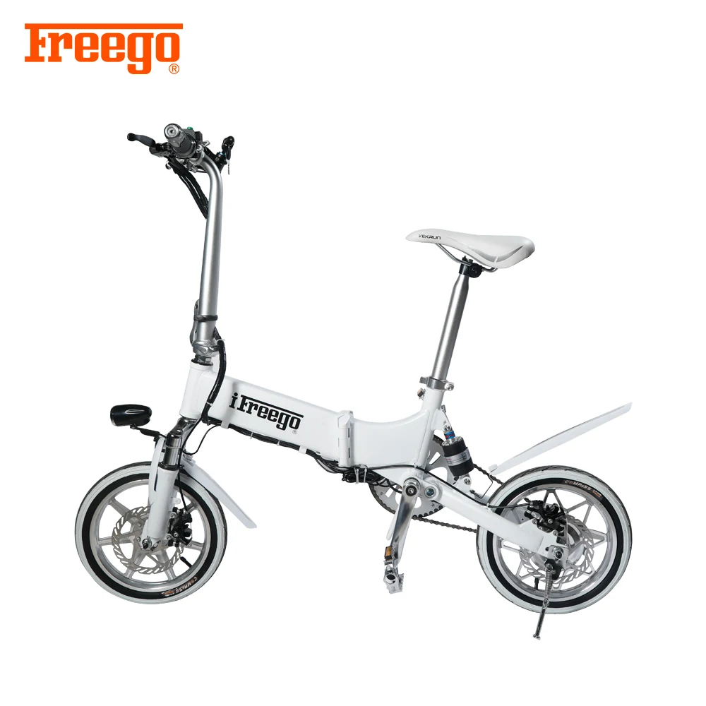 

Freego hot sales 36V7.8Ah 14 inch Aluminum mini portable folding electric bike, Customized