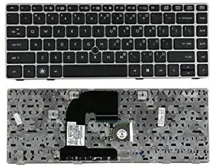 FEBNISCTE Keyboard for HP Elitebook 8460P 8460W ProBook 6460b 6465b Series laptop Black US Keyboard