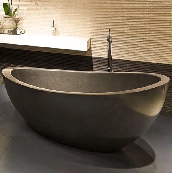 Home Used Cheap Natural Stone Bath Tub White Marble Round Stone Bathtub For Fat People Buy