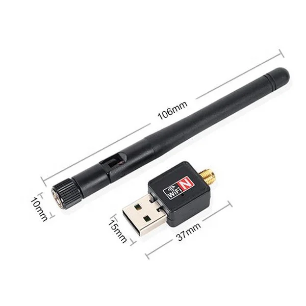 

CE FCC certification 150Mbps rt5370 usb wifi dongle wifi direct, White black