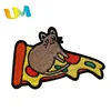 High quality custom pizza embroidery 3d patch wholesale